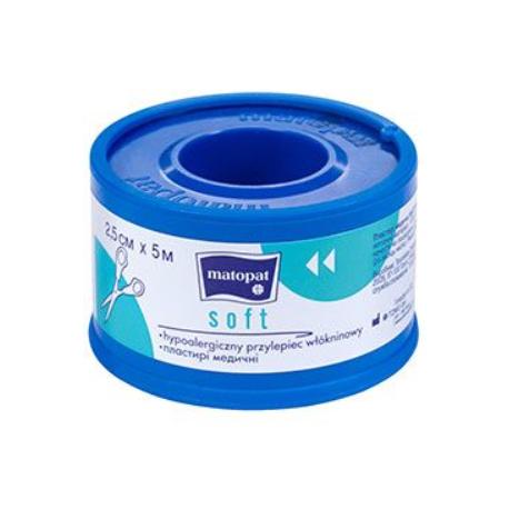 Náplast SOFT Matopat 2,50cmx5m v cívce 1ks