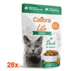 Calibra Cat kaps. Life Adult Duck in gravy 28x85g