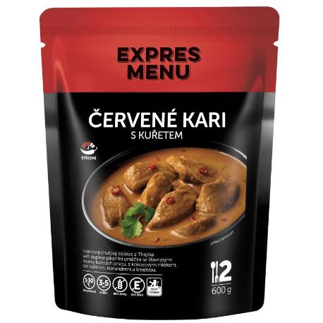 Expres menu - Červené kari s kuřetem 600g (2 porce)