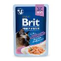 Brit Premium Cat D Fillets Gravy Salmon Sterilised 85g