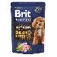 Brit Premium Dog Fillets Gravy Chicken&Green Peas 85g