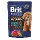 Brit Premium Dog Fillets Gravy Lamb&Green Peas 85g