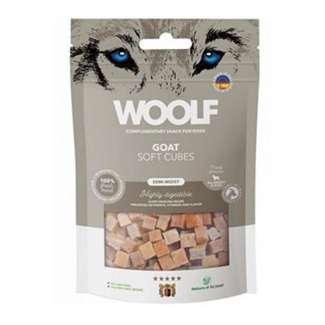 WOOLF pochoutka Soft Cubes Goat 100g