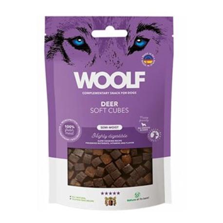 WOOLF pochoutka Soft Cubes Deer 100g