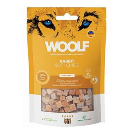 WOOLF pochoutka Soft Cubes Rabbit 100g