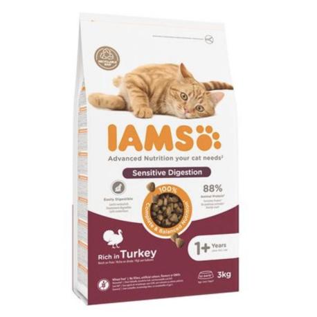 IAMS Cat Adult Sensitive Digestion Turkey 2kg