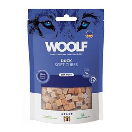 WOOLF pochoutka Soft Cubes Duck 100g