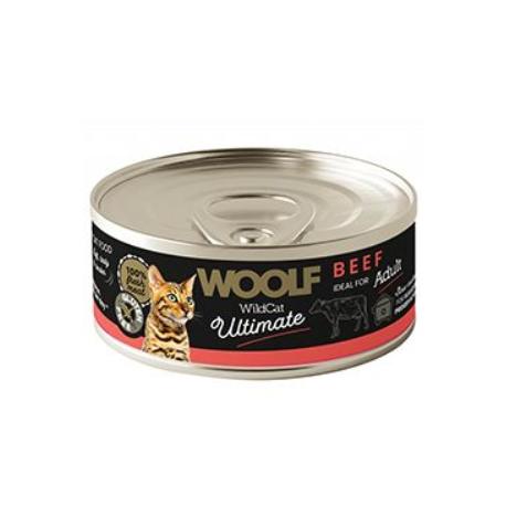 WOOLF Wildcat Ultimate konz Beef pate 85g