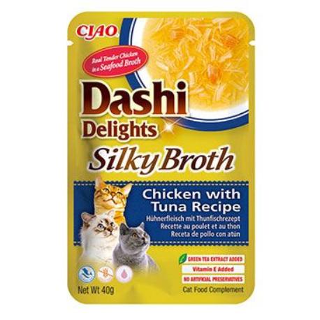 Churu Cat Dashi Delights Silky Broth Chicken&Tuna 40g