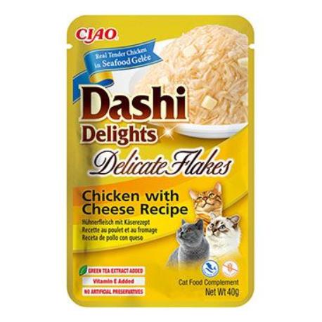 Churu Cat Dashi Delights Deli Flakes Chick&Cheese 40g