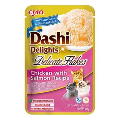 Churu Cat Dashi Delights Deli Flakes Chick&Salmon 40g