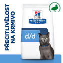 Hill's PD Cat D/D Alergen Free Skin&Food Sensitive Duck 1,5kg