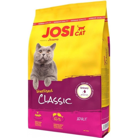 JosiCat Sterilised Classic kastrovaná kočka 18kg