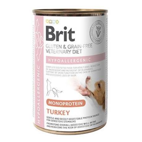 Brit VD Dog GF konz Mono Protein Hypoall. Turkey 400g