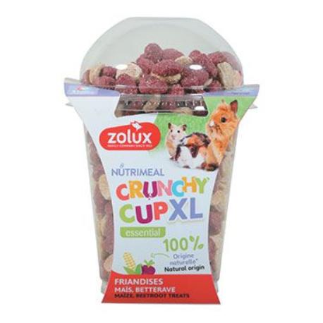 Pochoutka CRUNCHYCUP XL č.řepa/kukuřice 220g Zolux