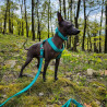Obojek Hurtta Casual ECO paví zeleň 40-50cm