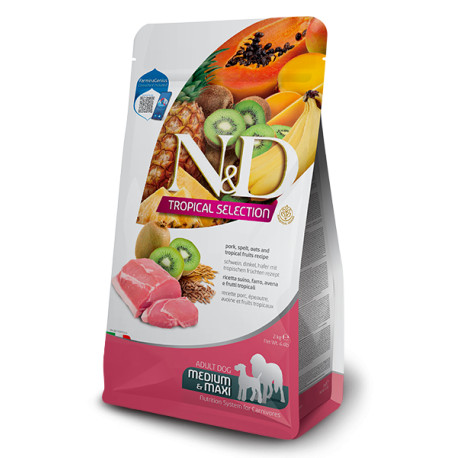 N&D TROPICAL SELECTION DOG Adult M/L Pork 10kg