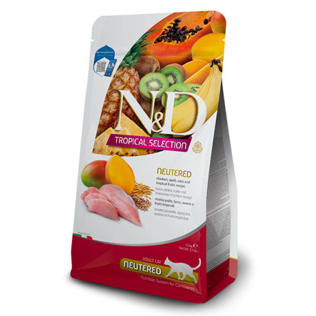 N&D TROPICAL SELECTION CAT Neutered Chicken 300g