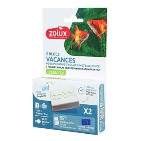 Blok krmný HOLIDAY pro akv.ryby 2x40g Zolux