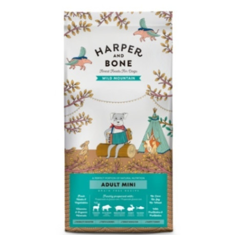 Harper and Bone Dog Adult Mini granule divoké hory 2kg