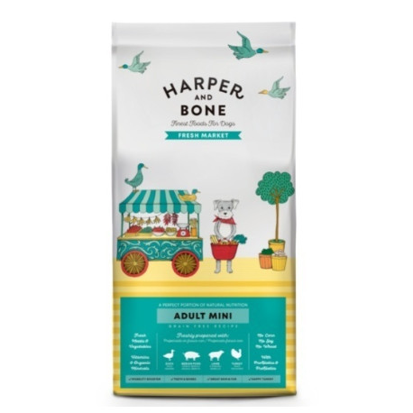 Harper and Bone Dog Adult Mini gran.čerstvé z trhu 2kg