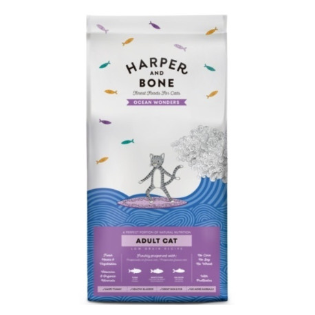 Harper and Bone Cat Adult granule divy oceánu 2kg