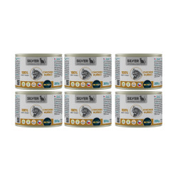 IRONpet Silver Cat Kuřecí 100% masa konzerva 6x200g