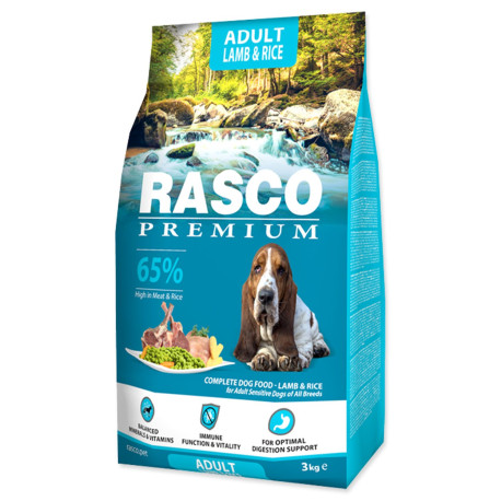 RASCO Dog Premium Adult Lamb&Rice 3kg