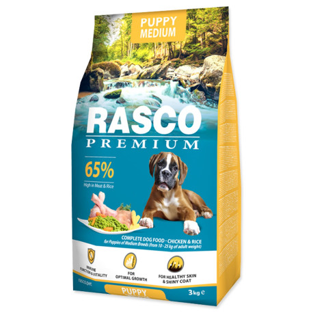 RASCO Premium Puppy/Junior Medium 3kg