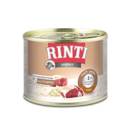 Rinti Dog Sensible konzerva jehně+rýže 185g