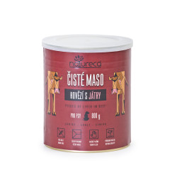 Natureca Dog Hovězí s játry konz. 800g