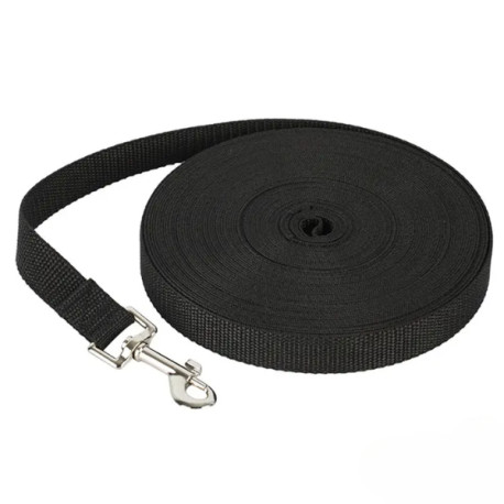 Stopovací vodítko pro psa 5m/2cm černé