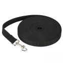 Stopovací vodítko pro psa 10m/2cm černé