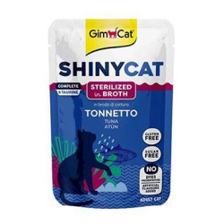Gimcat ShinyCat kapsa tuňák ve vývaru Sterilized 70g