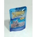Schmusy Cat kapsa Fish tuňák+sardinky 100g
