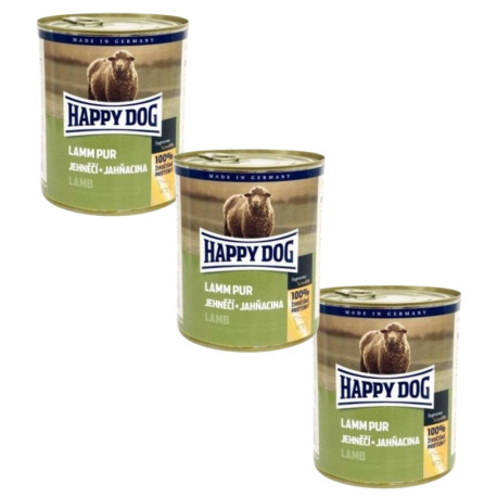 Happy Dog konz. Lamm Pur Neuseeland Jehněčí 3x800g