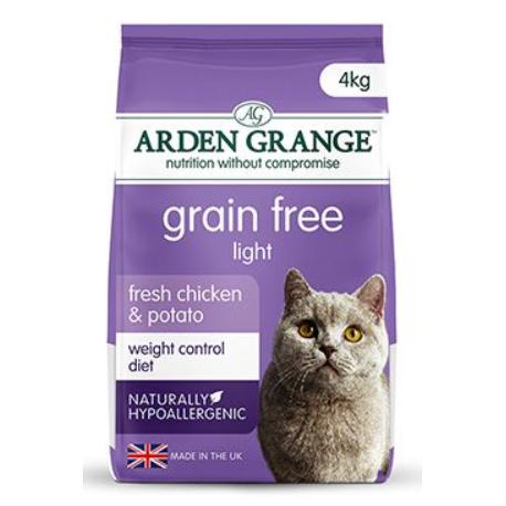 Arden Grange GF Cat Adult Light fresh Chick&Potato 4kg