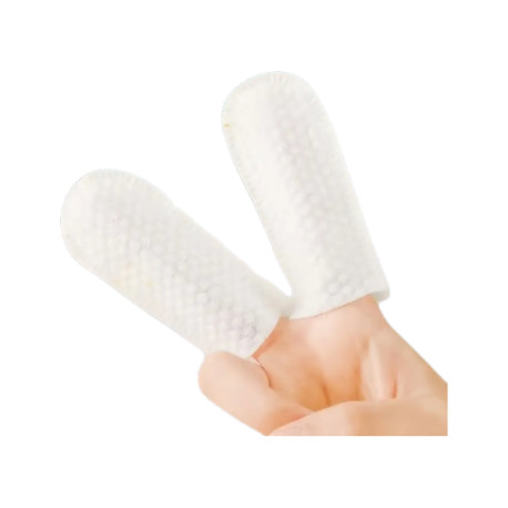 Zubní kartáček na prst pro psy i kočky bavlna 10ks