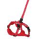 Postroj pes s vodítkem 2m CLIP&GO červená S Zolux