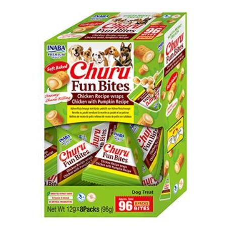 Churu Dog BOX Fun Bites Chicken wraps Chick&Pumpk8x12g