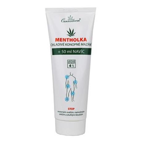 Cannaderm Mentholka konopné mazání 250ml