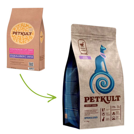 Petkult cat Sterilized duck