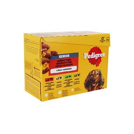 Pedigree kapsa Senior mas.výběr v želé 12x100g