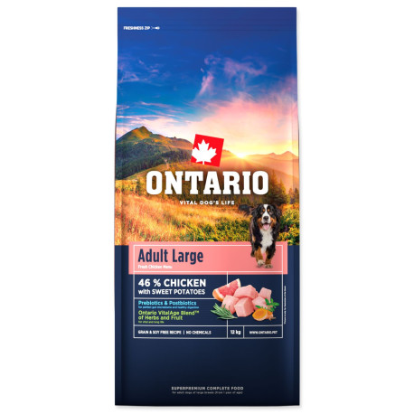 Ontario Adult Large Chicken & Sweet Potato 12kg