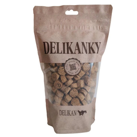 Delikan škvarkové drops 500g