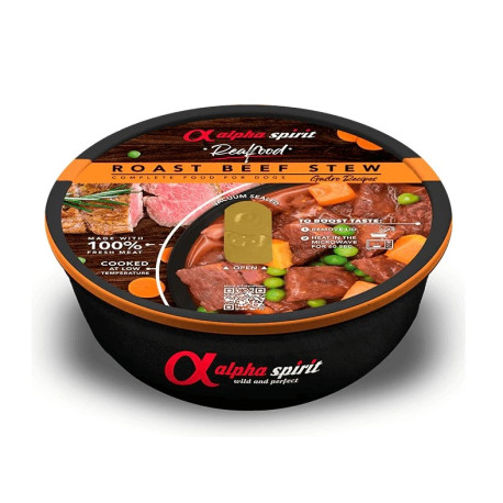 Alpha Spirit pochoutka v konz. Real Food BEEF 280g