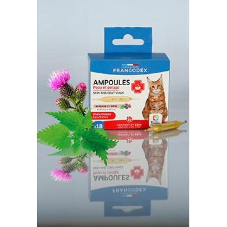 Francodex Skin and Coat ampulky kočka,kotě 18x1ml