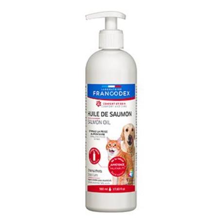 Francodex Salmon Oil lososový olej pro psy,kočky 500ml