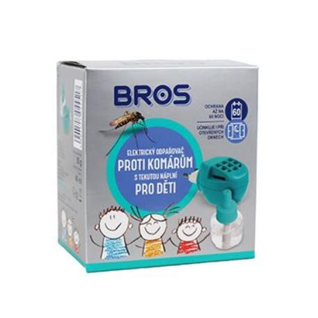 Bros elektr. odpuzovač hmyzu strojek+tek.náplň 60nocí