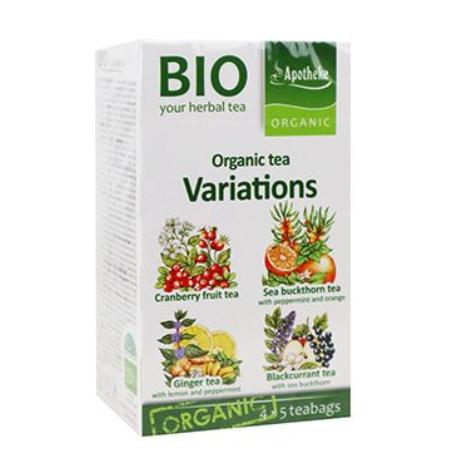 Čaj Apotheke BIO Čajové variace 20x1,5g